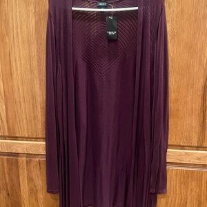 Torrid Burgundy Knit Cardigan